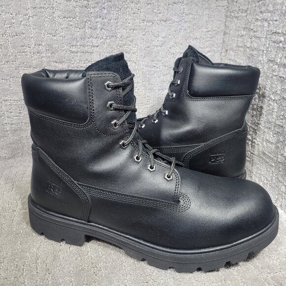 Timberland PRO A5TF3 Mens Size 14W Black Sawhorse Composite Toe Combat Work Boot - Picture 6 of 9